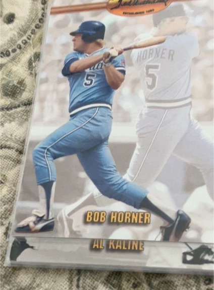 1993 Ted Williams Card Company #47 Bob Horner — front