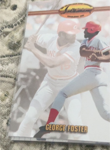 1993 Ted Williams Company #29 George Foster — front
