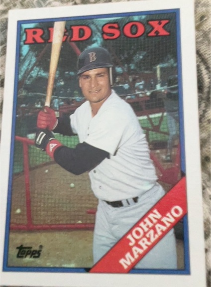 1988 Topps #757 John Marzano Boston Red Sox — front