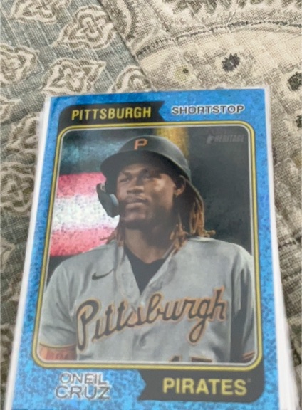 2023 Topps Heritage #252 Oneil Cruz — front