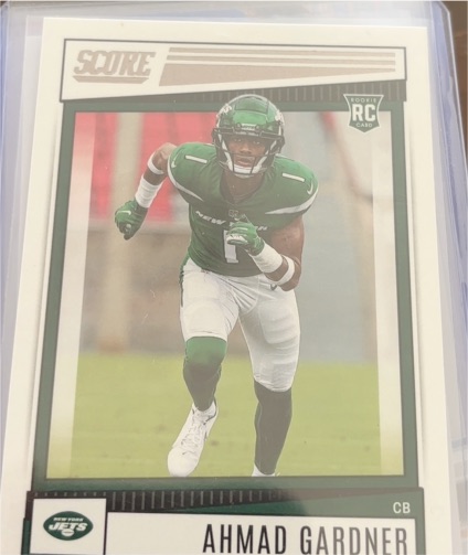 2022 Panini Score #325 Ahmad Gardner Rookie — front