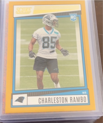 2022 Panini Score #398 Charleston Rambo — front