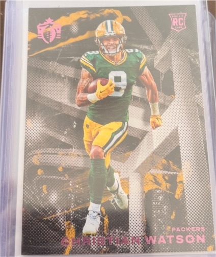 2022 Panini Chronicles Gridiron Kings #GK-15 Christian Watson — front