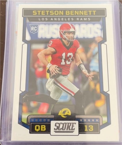 2023 Panini Score #313 Stetson Bennett IV — front