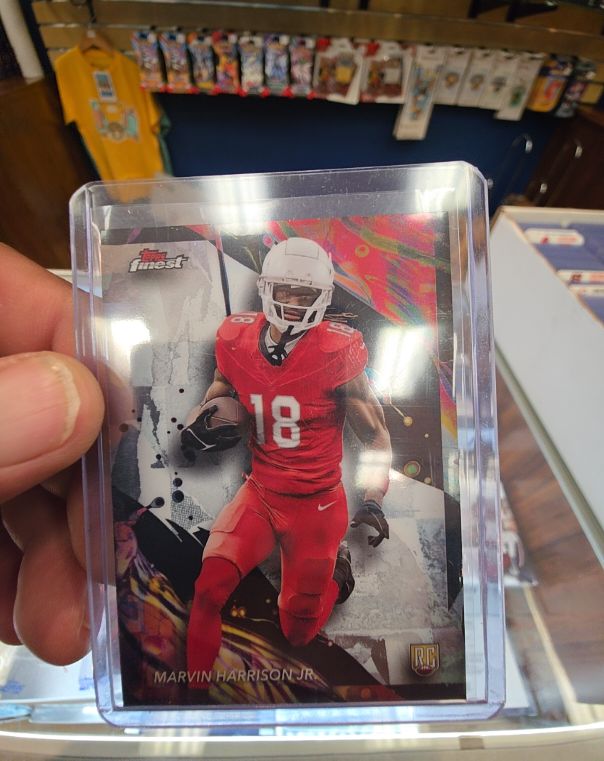 2024 Topps Finest #189 Marvin Harrison Jr. — front