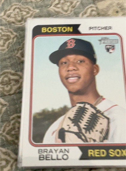 2023 Topps Heritage #89 Brayan Bello — front
