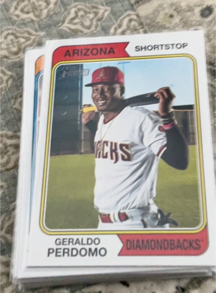 2023 Topps Heritage #251 Geraldo Perdomo — front