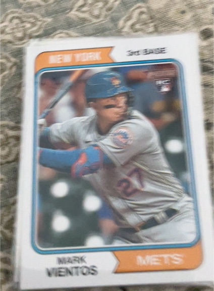 2023 Topps Heritage #124 Mark Vientos — front