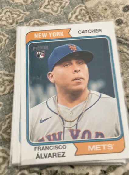 2023 Topps Heritage #388 Francisco Alvarez — front