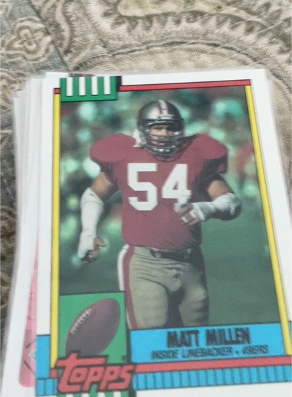 1990 Topps #7 Matt Millen — front