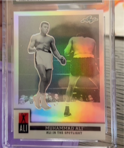 2016 Leaf Muhammad Ali Immortal Collection ALI IN THE SPOTLIGHT Muhammad Ali — front