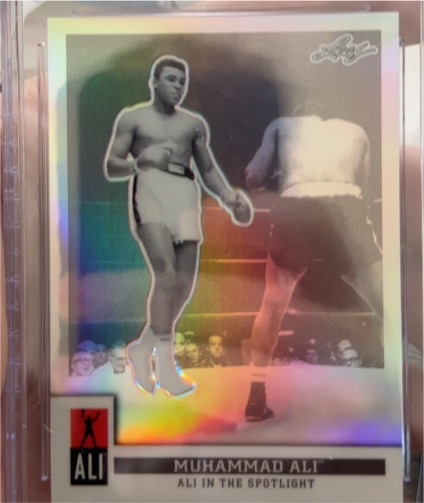 2016 Leaf Muhammad Ali Immortal Collection Metal #23 Working Up A Sweat Muhammad Ali — front