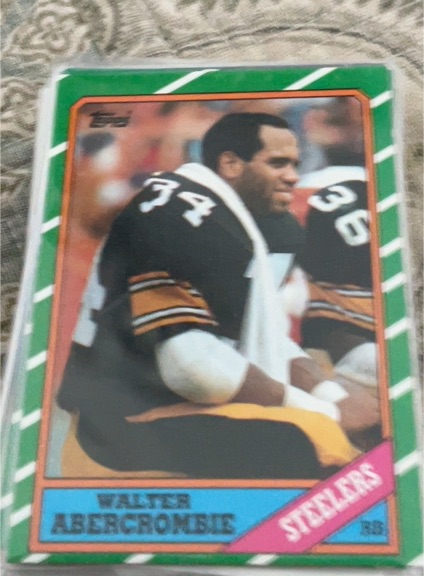 1986 Topps Football #283 Walter Abercrombie — front