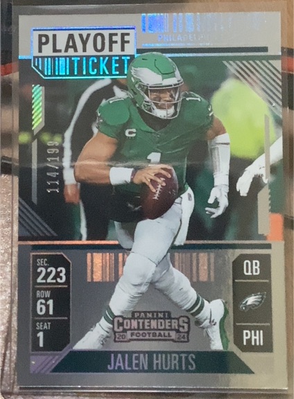 2024 Panini Contenders #79 Jalen Hurts — front