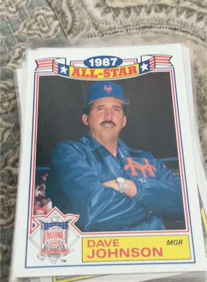1988 Topps Glossy All-Stars #12 Dave Johnson — front