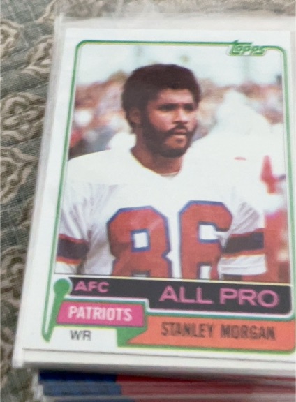 1981 Topps #290 Stanley Morgan — front