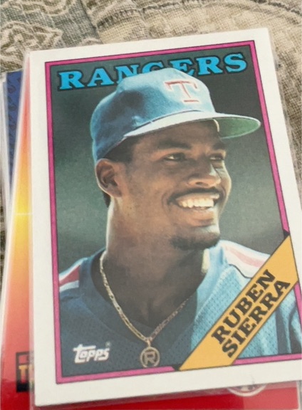 1988 Topps #771 Ruben Sierra — front