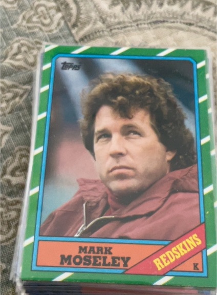 1986 Topps #179 Mark Moseley Washington Redskins — front