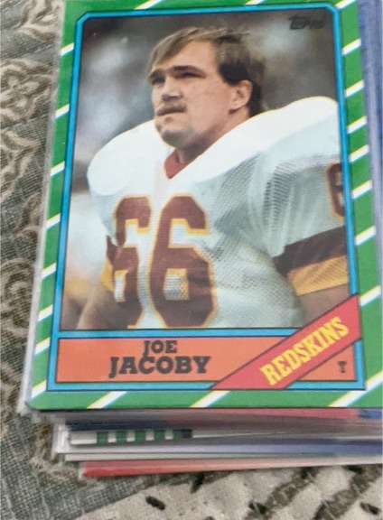 1986 Topps #177 Joe Jacoby — front