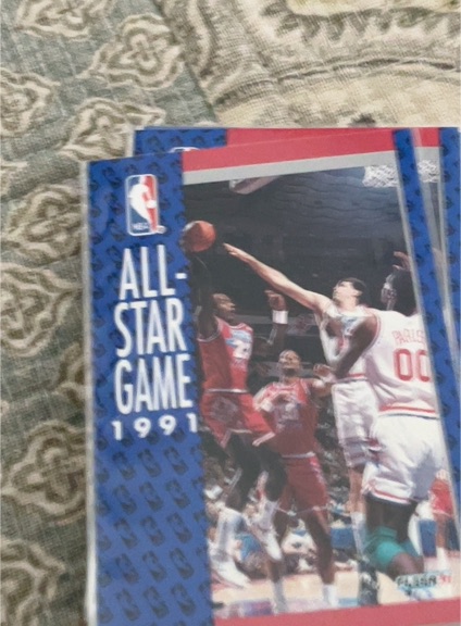 1991-92 Fleer #234 1991 All-Star Game Clyde Drexler, Kevin McHale, Robert Parish — front