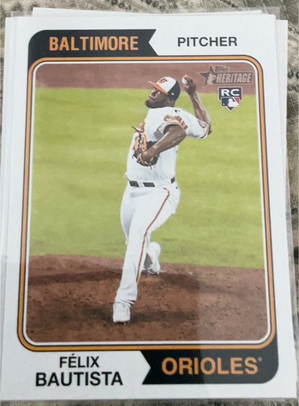 2023 Topps Heritage #40 Félix Bautista — front