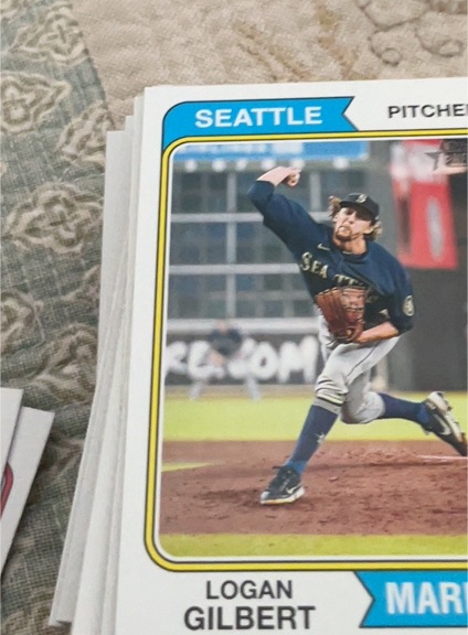 2023 Topps Heritage #247 Logan Gilbert — front
