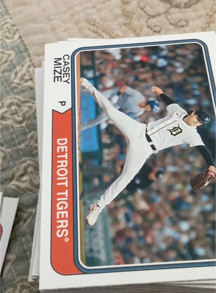 2023 Topps Heritage #112 Casey Mize Detroit Tigers — front