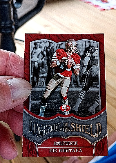 2016 Panini Legends of the Shield #16 Joe Montana — front