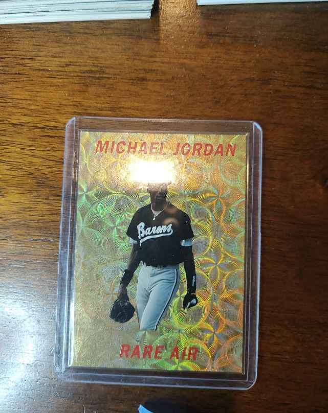 1993 Rare Air Michael Jordan Barons Baseball Card — front