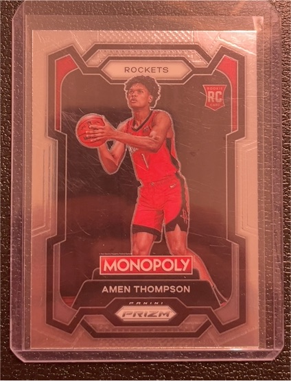 2023-24 Panini Prizm Monopoly #33 Amen Thompson — front