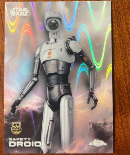 2025 Topps Chrome Star Wars #161 Safety Droid — front