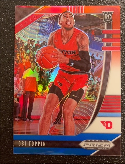 2020 Panini Prizm Draft Picks #47 Obi Toppin — front