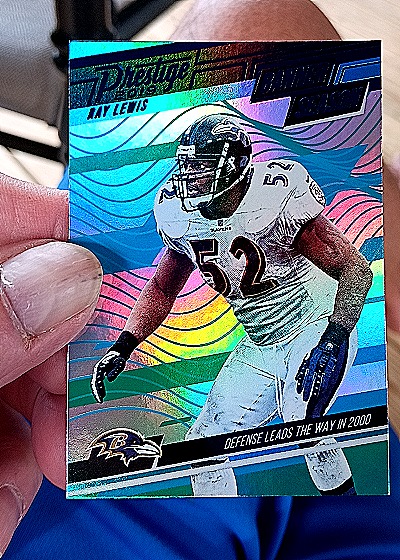 2019 Panini Prestige Banner Season #BS-RL Ray Lewis — front