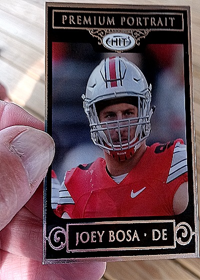 2016 Sage Hit #PP-6 Joey Bosa Premium Portrait — front