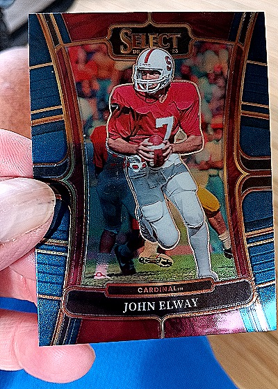 2023 Panini Select Draft Picks #97 John Elway Stanford Cardinal — front