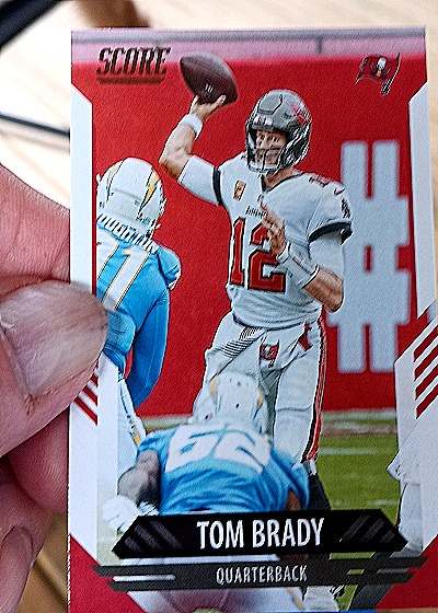 2021 Panini Score #12 Tom Brady — front