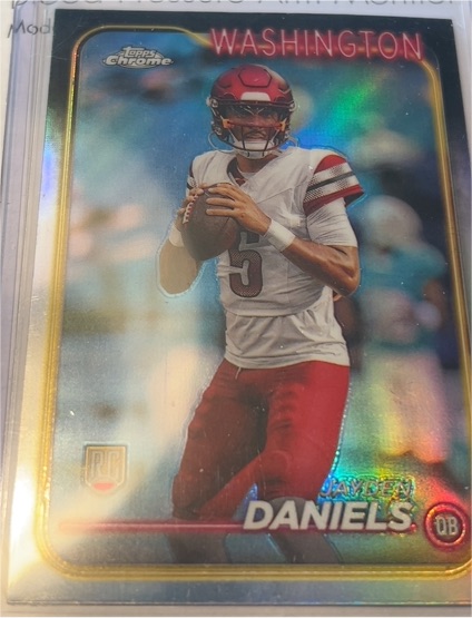 2024 Topps Chrome #201 Jayden Daniels — front