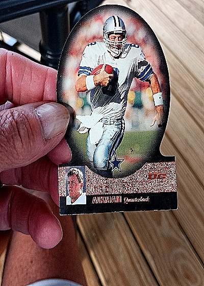 1997 Score Board Pro Line III DC #56 Troy Aikman — front