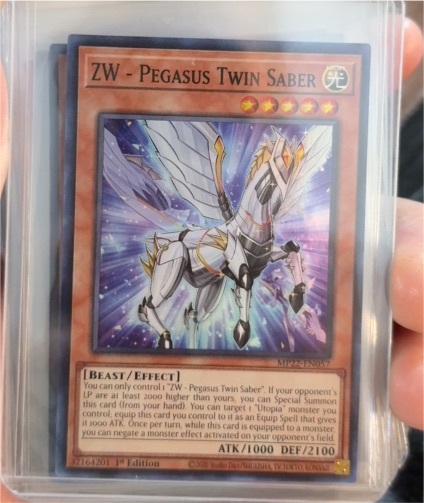 2022 Yu-Gi-Oh! LIOV-EN001 ZW - Pegasus Twin Saber — front