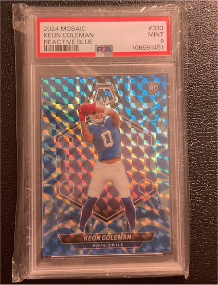 2024 Panini Mosaic #333 Keon Coleman — front