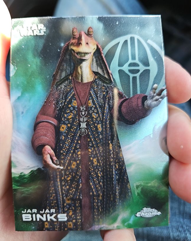 2025 Topps Chrome Star Wars #63 Jar Jar Binks — front