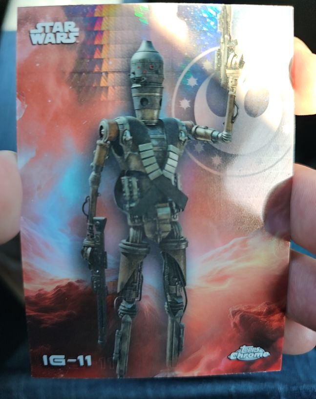 2025 Topps Chrome Star Wars #60 IG-11 — front