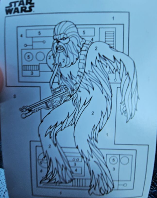 2025 Topps Chrome Star Wars #CP-16 Chewbacca By the Number — front
