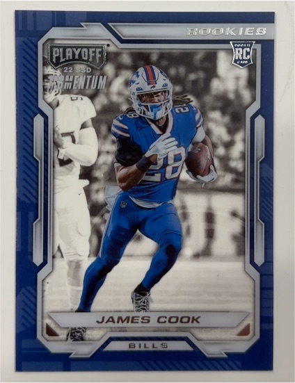 2022 Panini Chronicles Playoff Momentum #PMR-15 James Cook — front