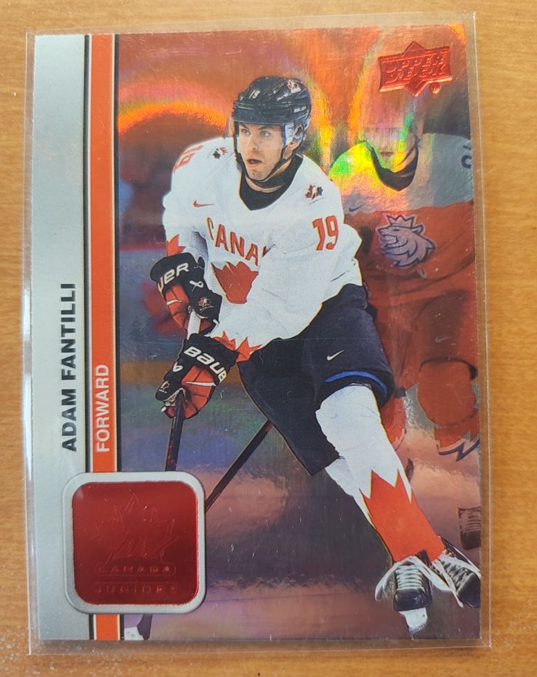 2023 Upper Deck Team Canada Juniors #9 Adam Fantilli — front