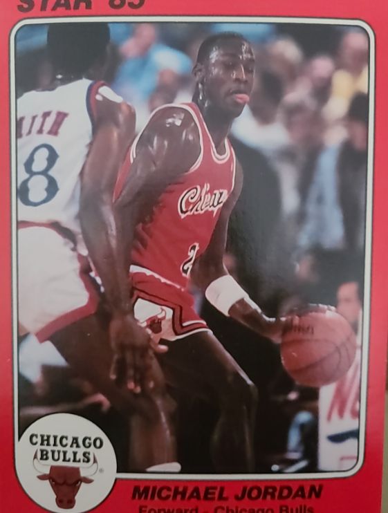1985 Star Team Supers 5x7 #CB1 Michael Jordan — front