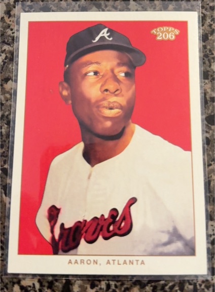 2002 Topps 206 #287 Hank Aaron — front