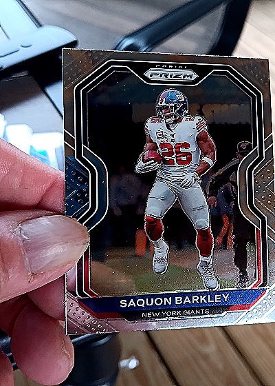 2020 Panini Prizm #160 Saquon Barkley — front