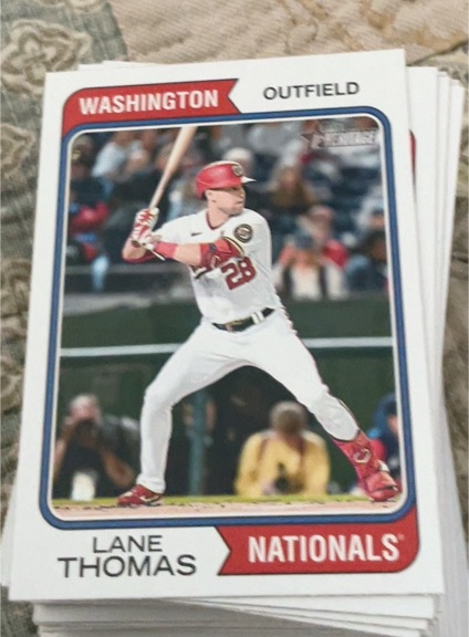 2023 Topps Heritage #69 Lane Thomas — front