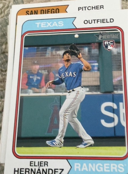 2023 Topps Heritage #78 Elier Hernandez — front